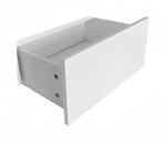 ZUN Extended Desktop 10 Drawers Chest of Drawer without Handle White Color Vanity W2139134918