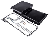 New Black Front Sump Oil Pan Kit Aluminum Fits for GM LS LS1 LS2 LS3 LS6 4.8L 5.3L 5.7L 6.0L 6.2L 91512721