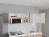 Wall Cabinet, 2 Doors, 4 Shelves B097P296857