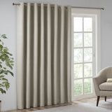 Printed Heathered Blackout Window Patio Panel B03599823