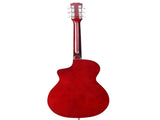38 Inch Acoustic Guitar for Beginners, JF Body Shape, Basswood Folk Guitar in Sunset Color, 6-String 79633079