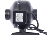 4-Inch 203 CFM Inline Duct Fan Air Circulation Vent Blower for Hydroponics, Basements, and Kitchens W46577502