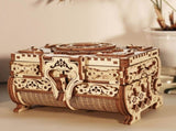 3D Wooden Puzzle model Kits Antique Jewel Box DIY Home Decoration Model Birthday or Christmas Gifts 20685023