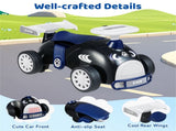 Kids Ride-On Sliding Car with Music Function, 3 Themes Sit-and-Scoot Toy for 19-36 Months 55689573
