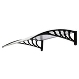 HT-100 x 80 Household Application Door & Window Rain Cover Eaves Canopy White & 87203302