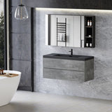 48" Floating Bathroom Vanity with Sink, Modern Wall-Mounted Bathroom Storage Vanity Cabinet with W1573P155848
