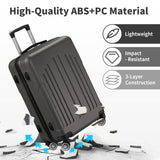 Luggage Set of 3, ABSPC Hardside Suitcase Sets with TSA Lock 4 Spinner Wheels, Lightweight Trolley 76862452