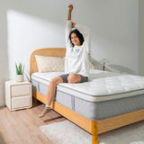 12 Inch Breathable Cool Cover Memory Foam Individual Pocket Spring Hybrid Mattress T3673P344009