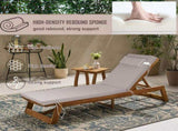 Outdoor Chaise Lounge Cushion, 72 in. x 21 in. x 3 in. Waterproof Fade-Resistant Patio Chair Pad for 78970355