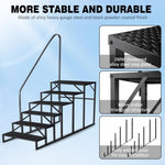 ZUN Swimming Pool Ladder Above Ground Pools, Step Stool Ladder with Handrails, Heavy Duty Hot Tub Steps 88808899