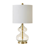 Ellipse Curved Glass Table Lamp, Set of 2 B03594969