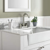 Bathroom Faucet 2 Handle Centerset Sink Faucet with Pop Up Drain Assembly, 4 Inches 91307232