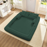 Human Dog Bed, Lazy Sofa Couch, 78.7" Multi-Functional Foldable Sofa Bed, 3-in-1 Teddy Fabric W1885P277276