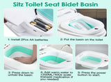 1400ML/47Oz Sitz Bath, Electric Sitz Bath for Hemorrhoids, Sitz Bath for Toilet Seat, Postpartum 11600012