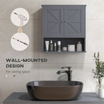 ZUN Bathroom Cabinet/Wall Cabinet-Gray （Prohibited by WalMart） 87354865