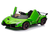 Lamborghini Poison Small Dual Drive 12V 4.5AH with 2.4G Remote Control Sports Car Electric Car Green 86940909