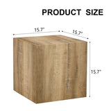 Elevate your living space with this square modern MDF coffee table that showcases smooth, light wood W1151P187996