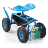 Rolling Garden Work Seat with Wheels, Gardening Stool for Planting, Garden Scooter with 360 Degree 29689939