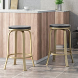 ZUN COUNTER STOOL 2pcs/set 59130.00BLKBRS