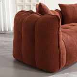 Soft beanbag chair with high resilience foam core for two people. The comfortable square recliner W1996P183170