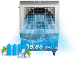 3 in 1 Portable Evaporative Cooler,707L,Indoor,Outdoor,3065 CFM Personal Air Cooler,15.85 Gal Large 40757147
