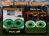 2 Packs Halloween Inflatables Large Set of Lighted Eyes Decoration, 3FT Blow Ups Green Eyes for 13264180
