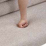 Upholstered Dining Bench, End of Bed, Entryway Bench, Boucle Ottoman for Dining Room, Bedroom, N779P292154E