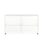 ZUN FCH 6 Drawer Double Dresser for Bedroom, Wide Storage Cabinet for Living Room Home Entryway, White 91140826