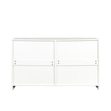 ZUN FCH 6 Drawer Double Dresser for Bedroom, Wide Storage Cabinet for Living Room Home Entryway, White 91140826