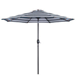 ZUN Umbrella Outdoor Patio Adjustable 9 Ft Patio Umbrella With Tilt Beach Garden W1828P147970