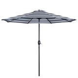 ZUN Umbrella Outdoor Patio Adjustable 9 Ft Patio Umbrella With Tilt Beach Garden W1828P147970