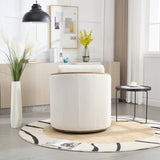 COOLMORE Corduroy Barrel Chair, Comfortable Accent Sofa Chair for Living Room, 360 Degree W395P220270