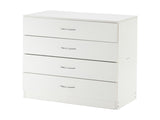 Modern Simple 4-Drawer Dresser White 52846176