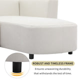 ZUN Luxury Modern Style Living Room Upholstery Sofa 41374046