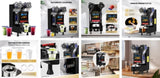 Cup Sealing Machine Full Automatic, Electric Cup Sealer 500-600 Cups/H, Bubble Tea Machine with LCD 65970414