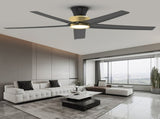 52 inch Ceiling Fans with Lights, Large Air Volume Ceiling Fans with Reversible Quiet DC Motor and 37560920