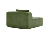 Martha Armless Sofa W/Pillow Corduroy -Green W3041P353177