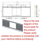Skid Steer Attachment Snow Pusher for Clean snow or Job sit Clean up W1377P211925