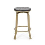 ZUN COUNTER STOOL 2pcs/set 59130.00BLKBRS