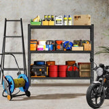 3-Tier Industrial Shelving Rack - 63in, Heavy Duty Steel Shelving Unit Adjustable, 67" W*19.7" 60844436