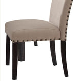 Nolan Linen & Salvage Dark Oak Finish Side Chair B2726P288779