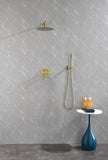 Shower System, Wall Mounted Shower Faucet Set for Bathroom with High Pressure 10" Stainless Steel 94526751