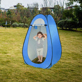 1-2 Person Portable Pop Up Toilet Shower Tent Changing Room Dressing Tent Camping Shelter Blue 44208910