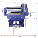 Cross slide vise, Drill Press Vise 6inch,drill press metal milling 2 way X-Y ,benchtop wood working W46539909