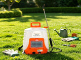 Battery Powered Backpack Sprayer, 0-90 PSI Adjustable Pressure, 12V 8Ah Battery, 8 Nozzles & 2 69235760