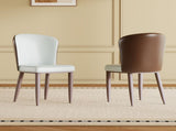 Modern Dining Chair with Carbon Steel Legs Comfortable Seating for Home & Office W2699P338888
