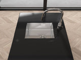 Stainless Steel Kitchen Sink, 18x18 Single Bowl, Undermount HandmadeSink in Brushed Nickel, with 28630529