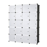 ZUN 20 Cube Organizer Stackable Plastic Cube Storage Shelves Design Multifunctional Modular Closet 41270526