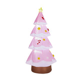7.2FT Lighted Christmas Inflatable Decoration, Inflatable Pink Christmas Tree, Funny Blow Up Yard 09254776