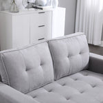 ZUN {} Upgraded Loveseat Sleeper Sofa Bed, Futon Sofa Bed with 2 Side Pocket, 3-in-1 W2325P144330